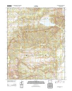Basin Mountain 2013 topographic map thumbnail