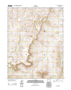 Bijou Basin 2013 topographic map thumbnail