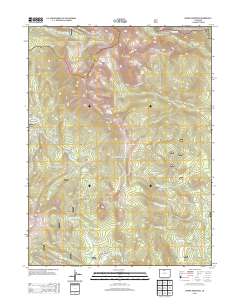 Bowen Mountain 2013 topographic map thumbnail