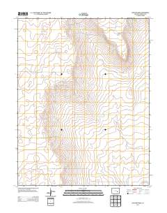 Antelope Mesa 2013 topographic map thumbnail