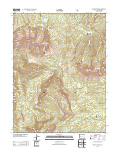 Anthracite Range 2013 topographic map thumbnail