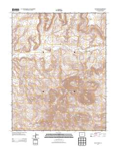 Battle Rock 2013 topographic map thumbnail