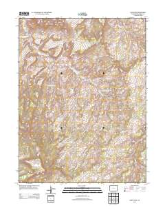 Banta Ridge 2013 topographic map thumbnail