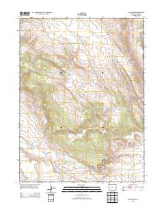 Big Joe Basin 2013 topographic map thumbnail