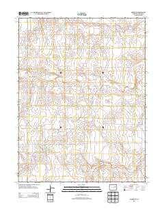 Arriba NW 2013 topographic map thumbnail