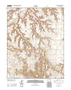 Beaty Canyon 2013 topographic map thumbnail