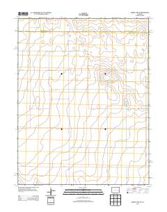 Arsenic Lake SW 2013 topographic map thumbnail