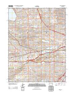 Arvada 2013 topographic map thumbnail