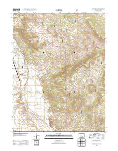 Buena Vista East 2013 topographic map thumbnail