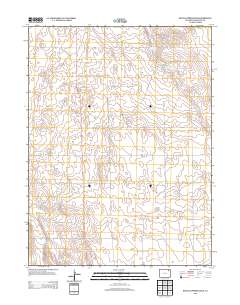 Buffalo Springs Ranch 2013 topographic map thumbnail