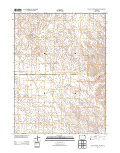 Buffalo Springs Ranch NW 2013 topographic map thumbnail