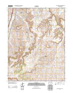 Castle Rock South 2013 topographic map thumbnail
