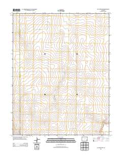 Cat Creek NW 2013 topographic map thumbnail