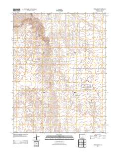 Corral Bluffs 2013 topographic map thumbnail