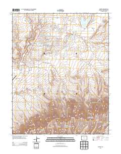 Cortez 2013 topographic map thumbnail