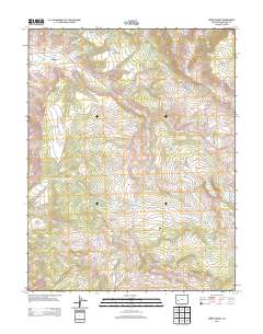 Cerro Summit 2013 topographic map thumbnail