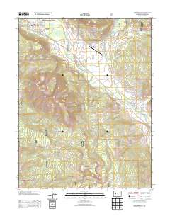 Crested Butte 2013 topographic map thumbnail