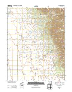 Crestone 2013 topographic map thumbnail