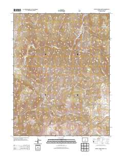 Cripple Creek North 2013 topographic map thumbnail