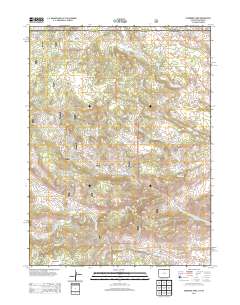 Cherokee Park 2013 topographic map thumbnail