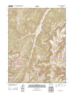 Brushy Point 2013 topographic map thumbnail