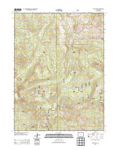 Buck Point 2013 topographic map thumbnail