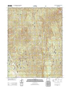 Dakan Mountain 2013 topographic map thumbnail