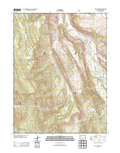 Cattle Creek 2013 topographic map thumbnail