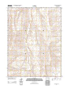 Cattle Gulch 2013 topographic map thumbnail