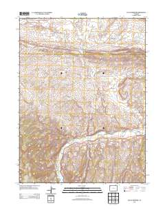 Cactus Reservoir 2013 topographic map thumbnail