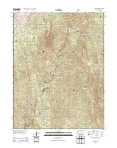 Deckers 2013 topographic map thumbnail