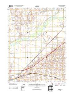 Brush East 2013 topographic map thumbnail