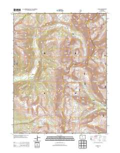 Climax 2013 topographic map thumbnail