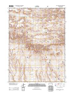 Chalk Bluffs West 2013 topographic map thumbnail
