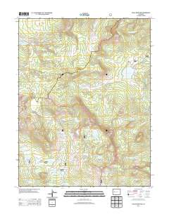 Chalk Mountain 2013 topographic map thumbnail