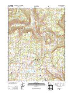 Deep Lake 2013 topographic map thumbnail