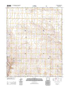 Campo SW 2013 topographic map thumbnail