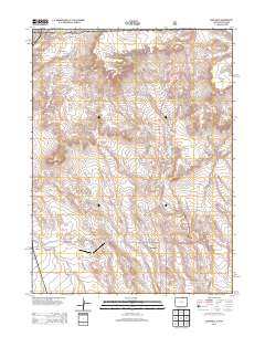 Carr East 2013 topographic map thumbnail