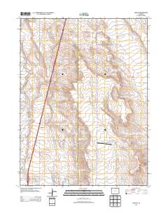 Carr SW 2013 topographic map thumbnail