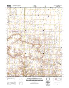 Carrizo Mountain 2013 topographic map thumbnail