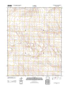 Cheyenne Wells NW 2013 topographic map thumbnail