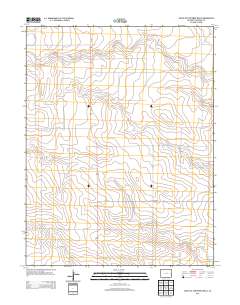 South of Cheyenne Wells 2013 topographic map preview