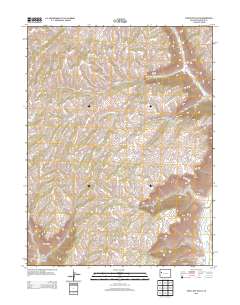 Circle Dot Gulch 2013 topographic map thumbnail