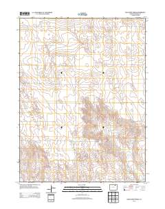 Dead Horse Springs 2013 topographic map thumbnail