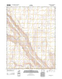 Beckman Lake 2013 topographic map thumbnail