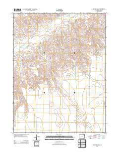 Beecher Island 2013 topographic map thumbnail