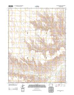 Beecher Island NW 2013 topographic map thumbnail