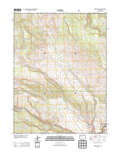 Burns North 2013 topographic map thumbnail