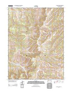 Calamity Ridge 2013 topographic map thumbnail