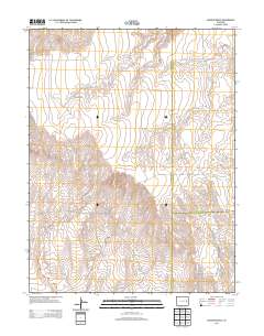 Bledsoe Ranch 2013 topographic map thumbnail